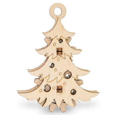 Eco-Wood-Art-55 3D Wooden Jigsaw Puzzle - Christmas Tree