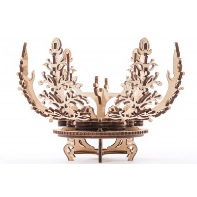 Ugears-12027 3D Wooden Jigsaw Puzzle - Mechanical Flower