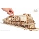 3D Wooden Jigsaw Puzzle - V-Express Steam Train with Tender