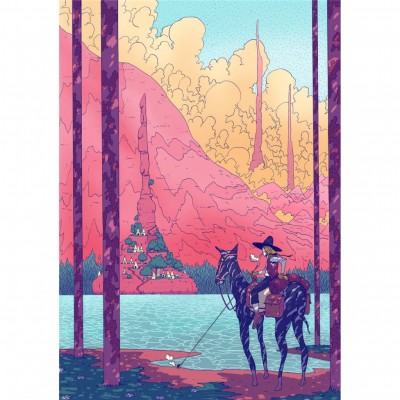 Iello-Puzzle-51975 Puzzle UNIVERSE - Fargues