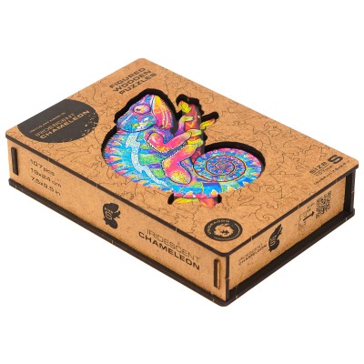 Puzzle Unidragon-50030 Iridescent Chameleon - Size M