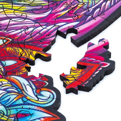 Puzzle Unidragon-50080 Impressive Cat - Size S