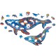 Milky Whales - Size S