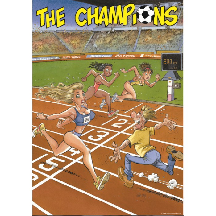 PuzzelMan-152 Jigsaw Puzzle - 1000 Pieces - The Champion : The 200 Meters Finish