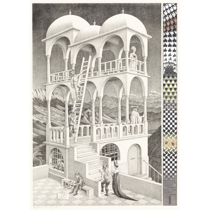 Puzzle PuzzelMan-832 MC Escher: Belvedere