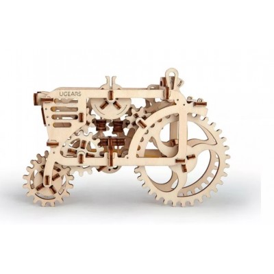 Ugears-12018 3D Wooden Jigsaw Puzzle - Tractor
