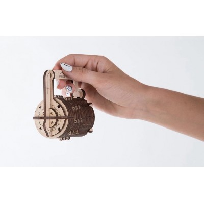 Ugears-12029 3D Wooden Jigsaw Puzzle - Combination Lock