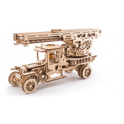 Ugears-12031 3D Wooden Jigsaw Puzzle - Fire Ladder