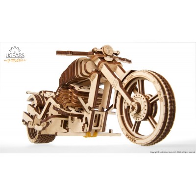 Ugears-12082 Wooden 3D Puzzle - Bike
