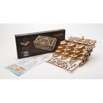 Ugears-12090 3D Wooden Jigsaw Puzzle - Card Holder