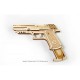 3D Wooden Jigsaw Puzzle - Wolf-01 Handgun