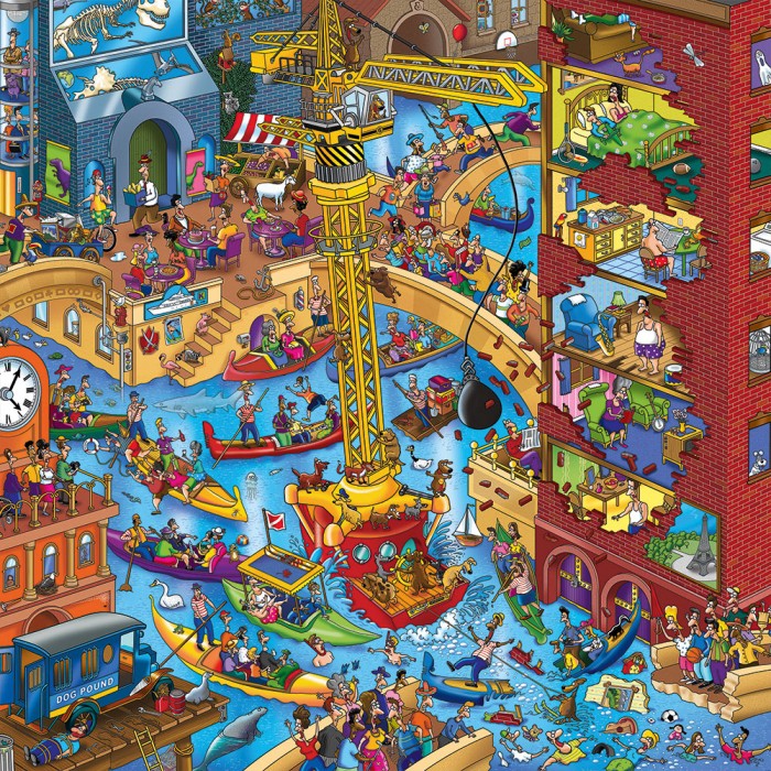 Puzzle  Alipson-Puzzle-F-50045 Steve Skelton - Dogs Must Be Kept on a Lead!