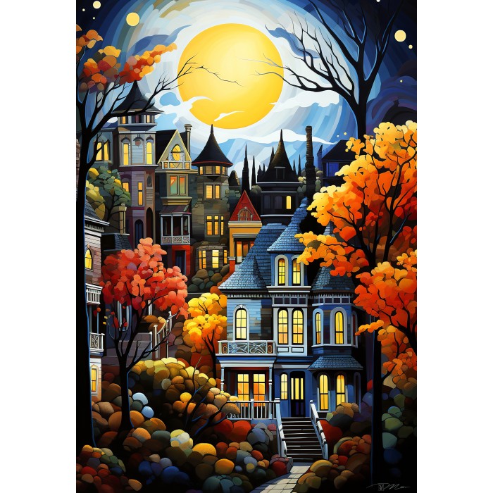 Puzzle  Alipson-Puzzle-F-50092 Serene Village