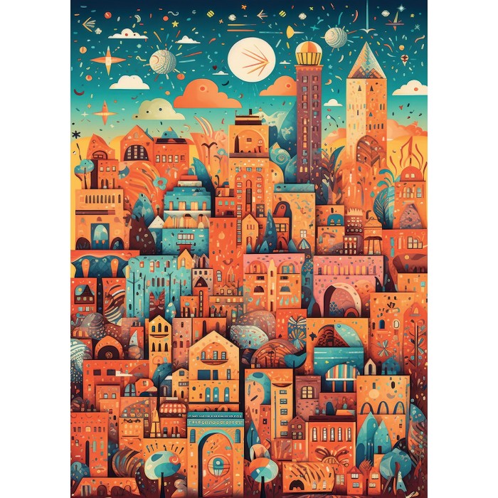 Puzzle  Alipson-Puzzle-F-50114 Amazing City