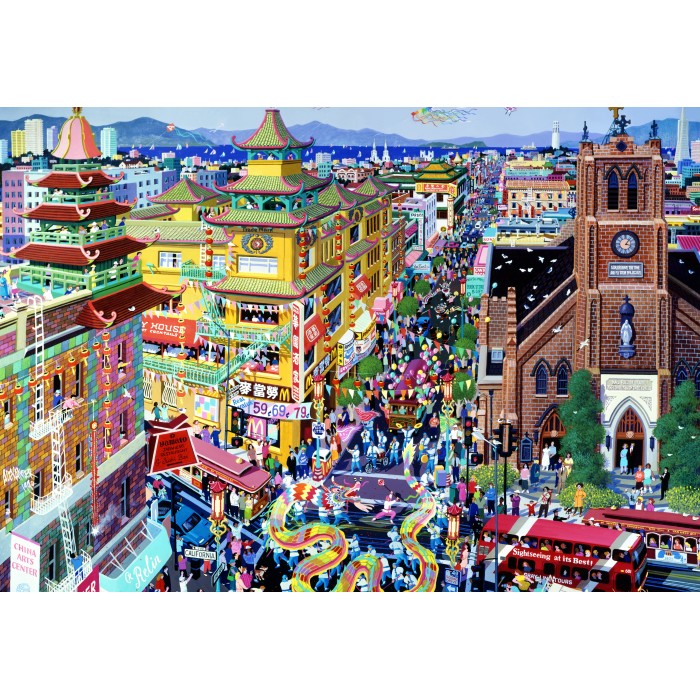 Puzzle  Alipson-Puzzle-F-50151 San Francisco - China Town