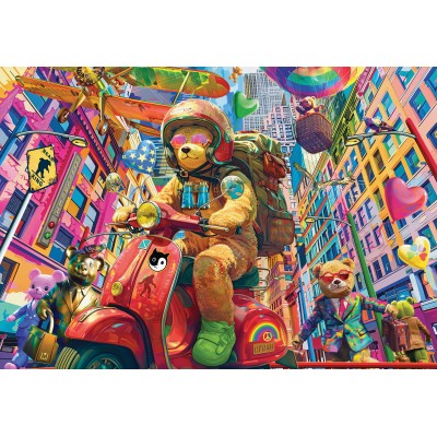 Puzzle Alipson-Puzzle-F-50156 Teddy on the Go