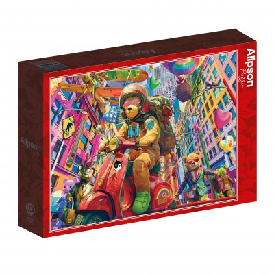 Puzzle Alipson-Puzzle-F-50156 Teddy on the Go