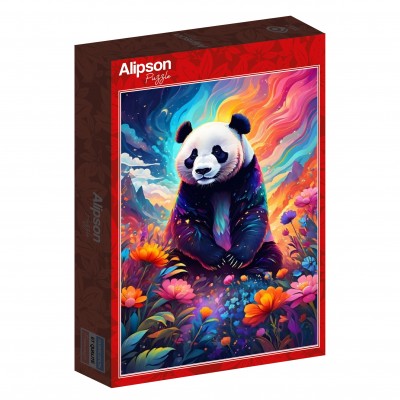 Puzzle Alipson-Puzzle-F-50218 Colourful Panda
