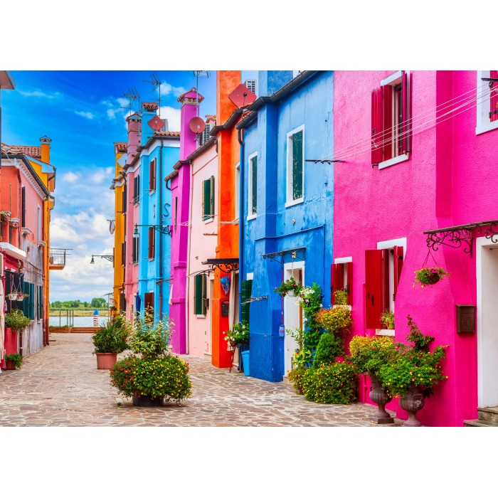 Puzzle  Alipson-Puzzle-F-50225 Burano's Colourful Alleyway