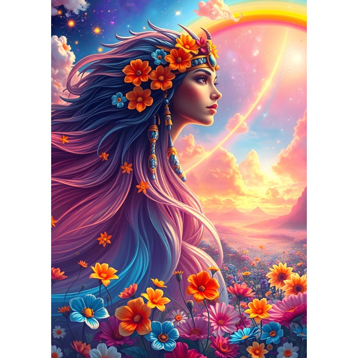 Puzzle  Alipson-Puzzle-F-50227 Rainbow Girl