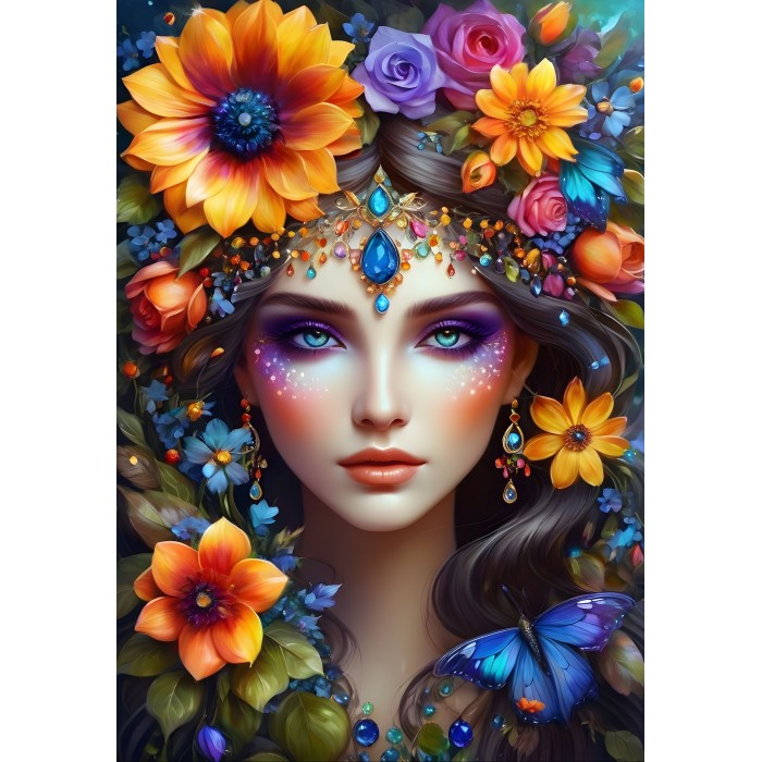 Puzzle  Alipson-Puzzle-F-50229 The Flower Woman