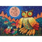 Puzzle  Art-and-Fable-23460 Alpine Owls