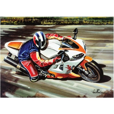 Puzzle Art-Puzzle-4201 Racing Motorcycle