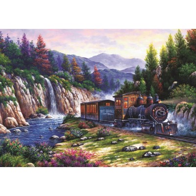 Puzzle Art-Puzzle-4233 Travelling by Train