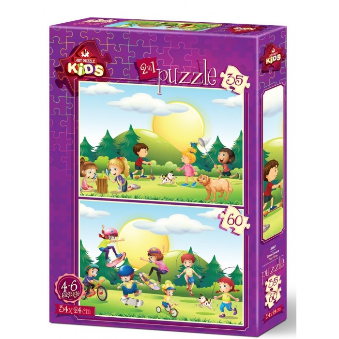  Art-Puzzle-4497 2 Puzzles - Kids