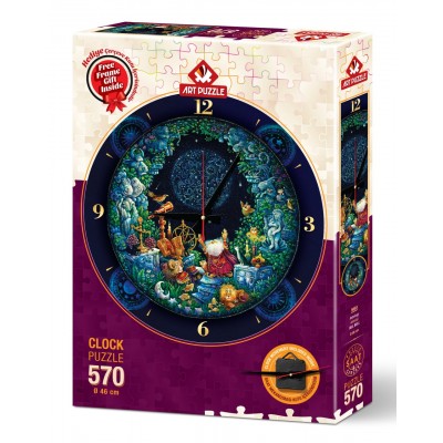 Art-Puzzle-5003 Puzzle Clock - Astrology