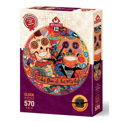 Art-Puzzle-5007 Puzzle Clock - Happy Ending