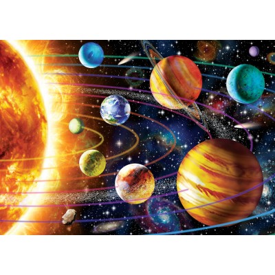 Art-Puzzle-5012 Neon Puzzle - Solar System