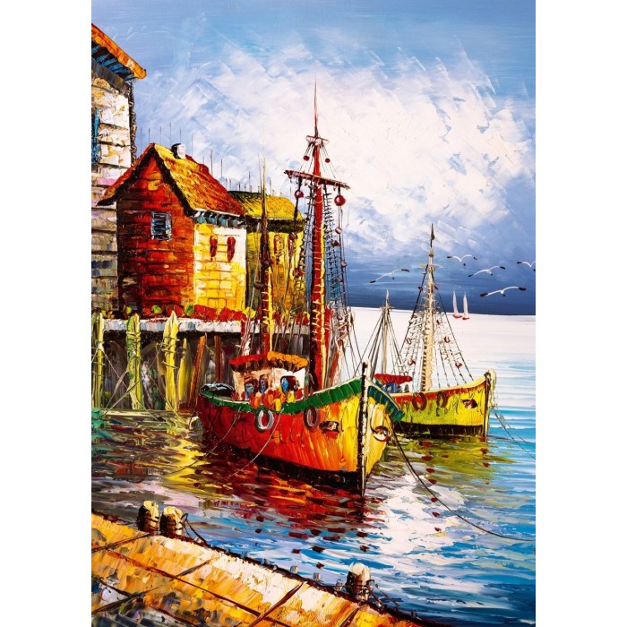 Puzzle Art-Puzzle-5091 The Orange Port