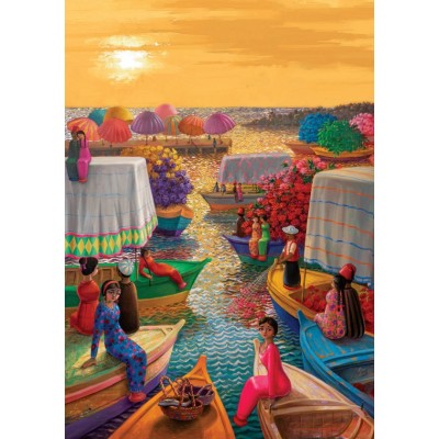 Puzzle Art-Puzzle-5238 Flower Harbor