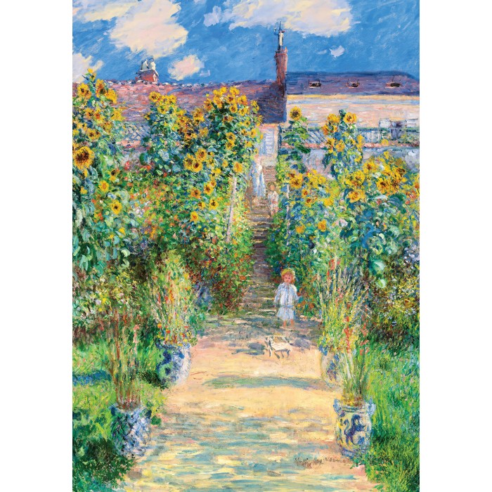 Claude Monet, Monet's Garden at Vétheuil, 1881