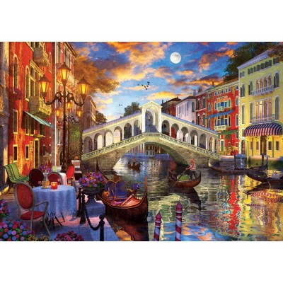 Puzzle Art-Puzzle-5372 Rialto Bridge, Venice