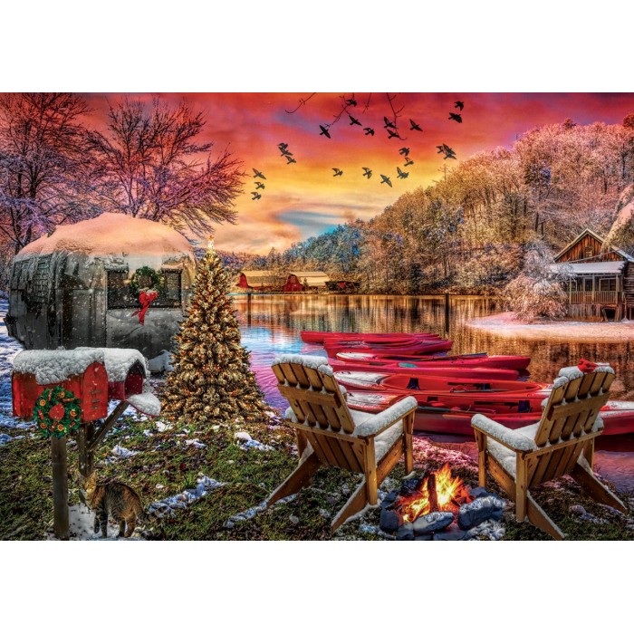 Puzzle  Art-Puzzle-5472 Caravan Camp