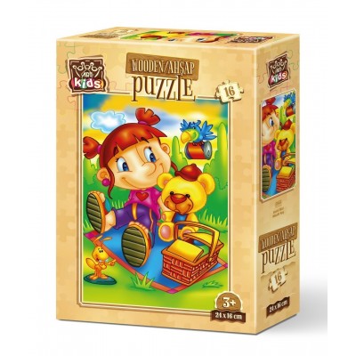 Art-Puzzle-5855 Wooden Puzzle - Guest Bird