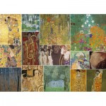 Puzzle  Art-by-Bluebird-60156 Gustav Klimt - Collage