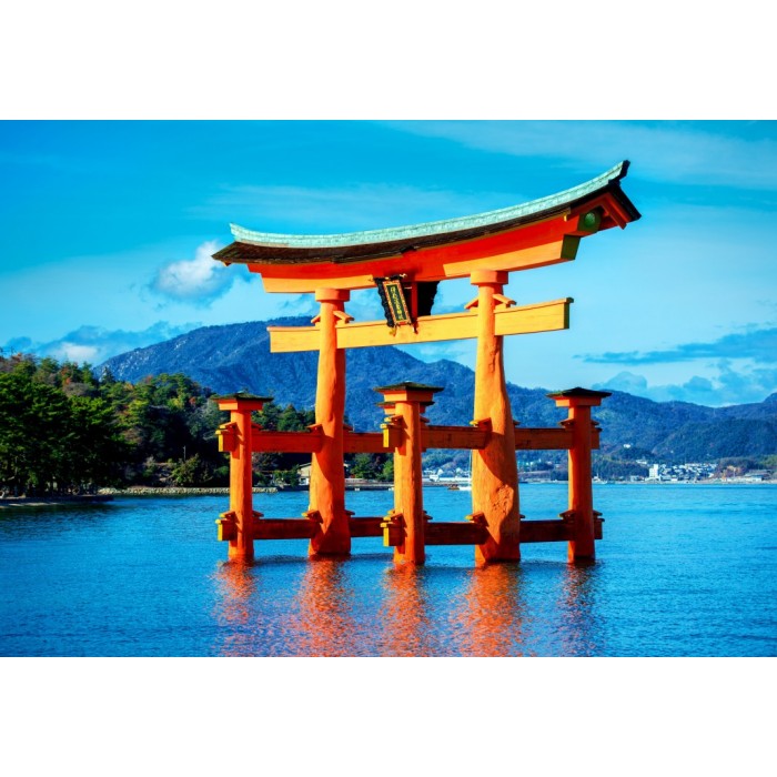 The torii of Itsukushima Shrine