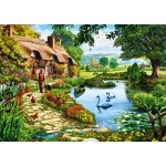 Puzzle  Bluebird-Puzzle-70315-P Cottage by the Lake