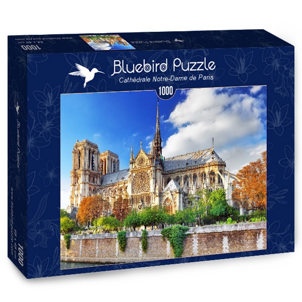 76599 Puzzle Bluebird Puzzle 1000 pièces-Cathédrale Notre-Dame de Paris 