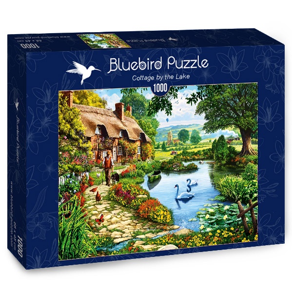Puzzle Cottage 1000 Pezzi Bluebird Cottage In Riva Al Lago