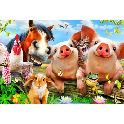 Puzzle Bluebird-Puzzle-F-90085 Petting Farm