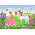 Puzzle  Bluebird-Puzzle-F-90090 The Princess and the Unicorn