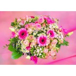 Puzzle  Bluebird-Puzzle-F-90108 Pink Bouquet of Roses