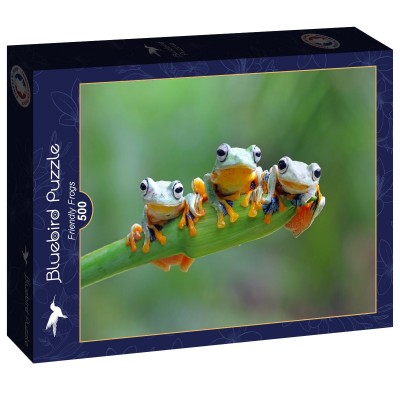 Puzzle Bluebird-Puzzle-F-90128 Friendly Frogs