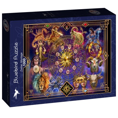 Puzzle Bluebird-Puzzle-F-90174 Zodiac Montage