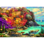 Puzzle  Bluebird-Puzzle-F-90325 A Beautiful Day at Cinque Terre