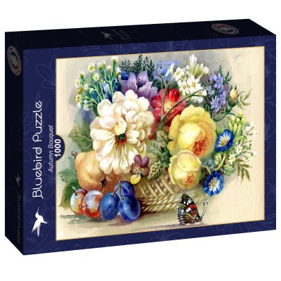 Puzzle Bluebird-Puzzle-F-90342 Autumn Bouquet